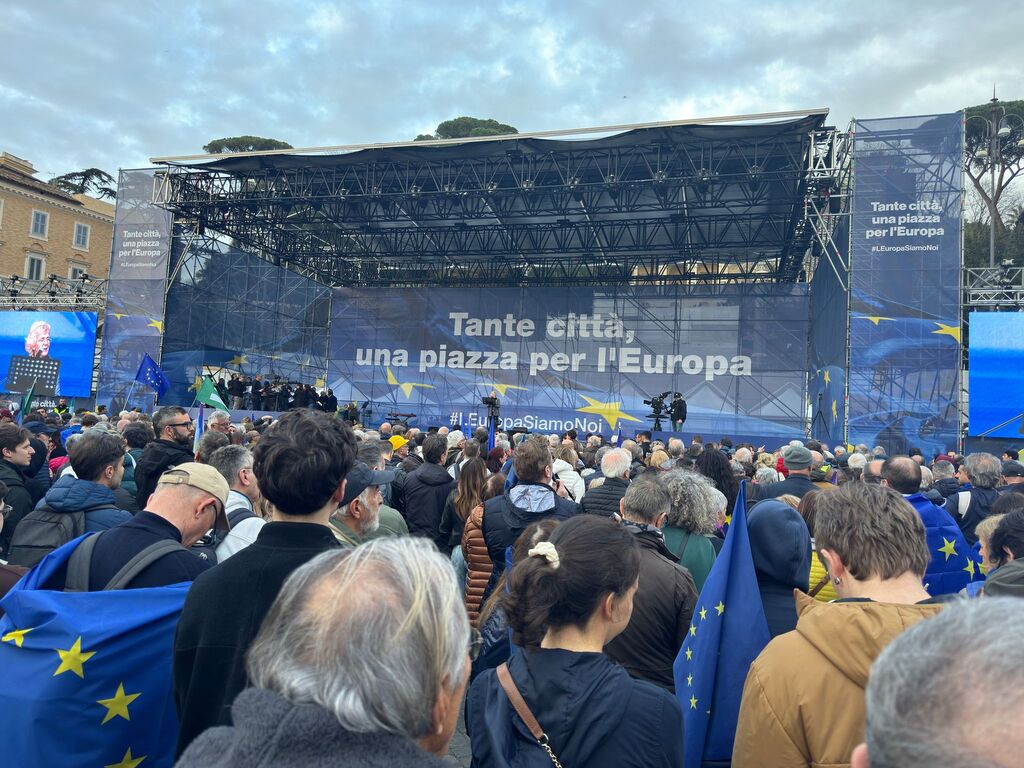 Europa vuol dire pace: l'intervento di Andrea Riccardi alla manifestazione 